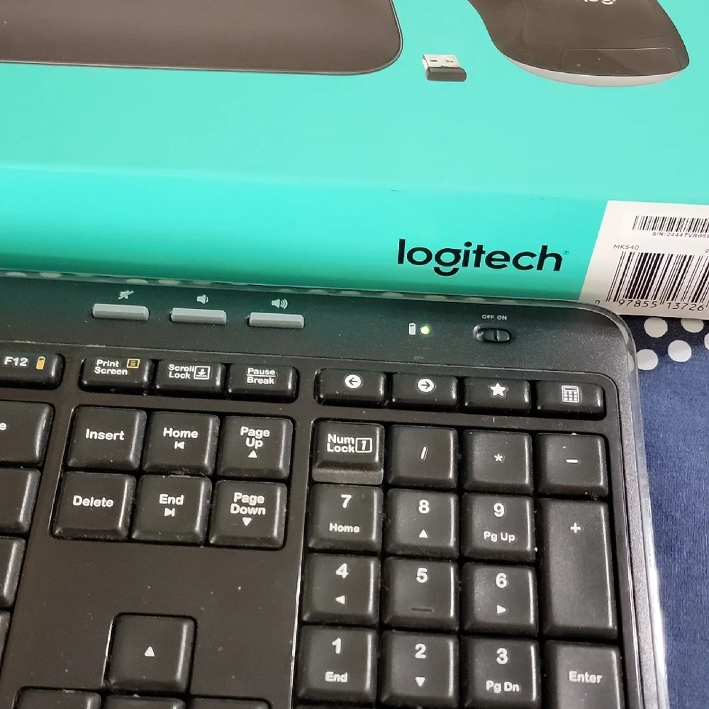 Logitech Black Wireless Keyboard & Mouse Combo